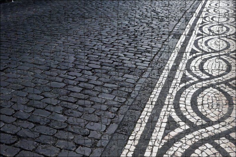 Мощение улиц в Лиссабоне