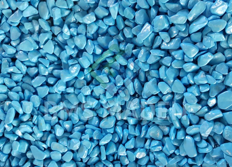 Голубые камушки