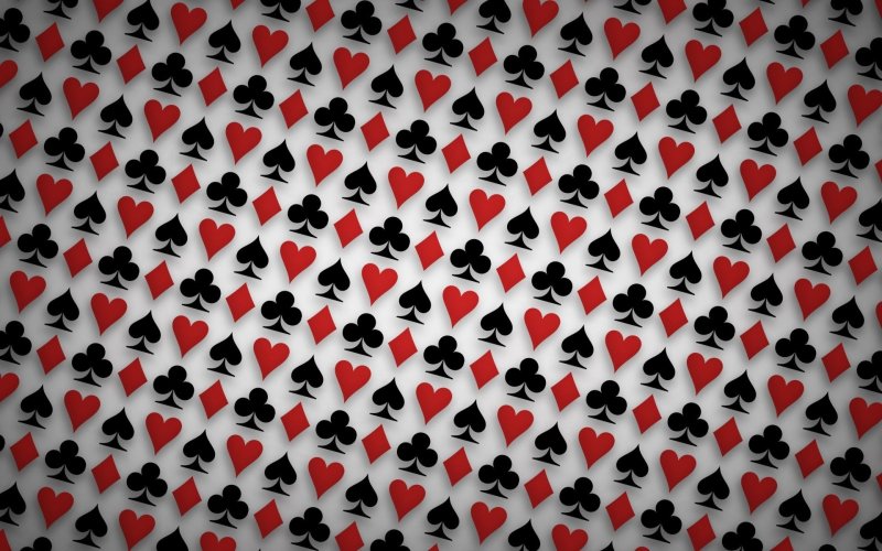 Фон карточные масти