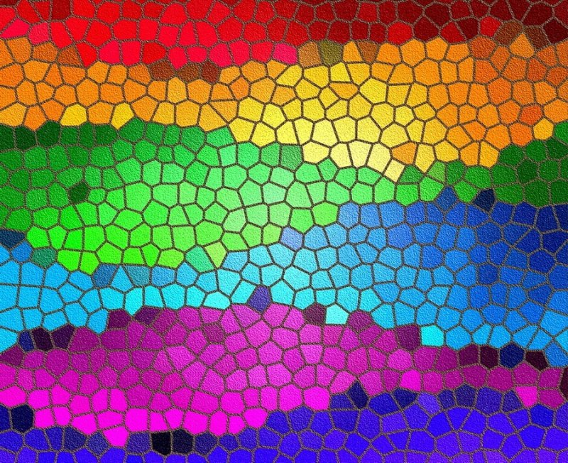 Цветная мозаика