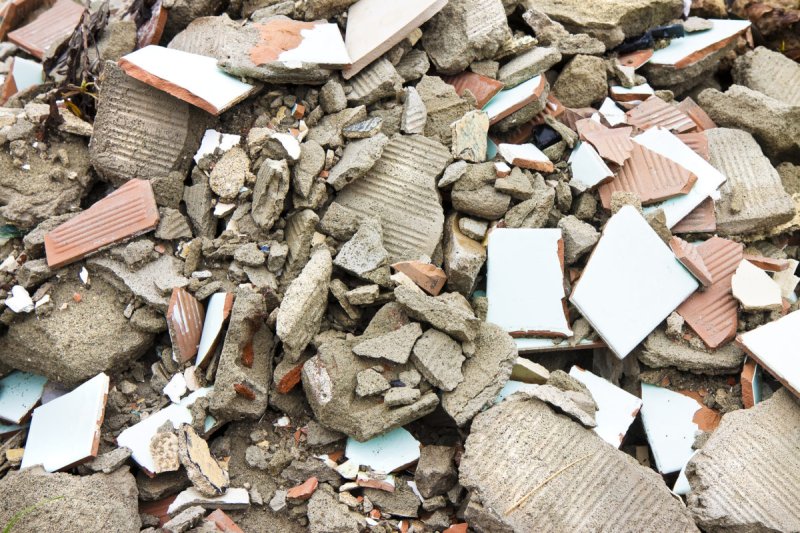 Свалка строительного мусора