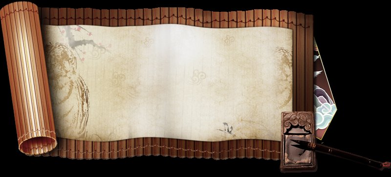 Свиток в японском стиле