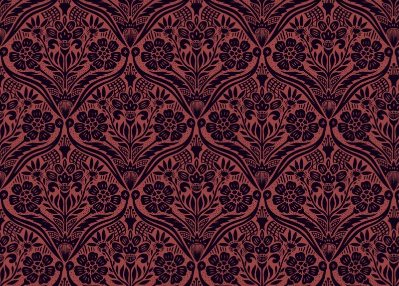 Викторианский стиль орнамент