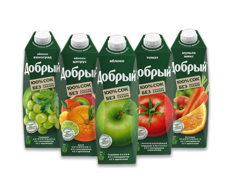 Сок добрый ассортимент
