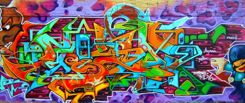 Граффити на стене