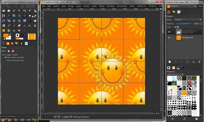 Шаблоны для gimp