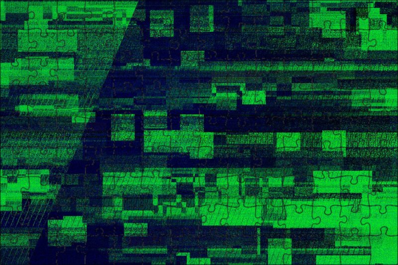 Глитч пиксели