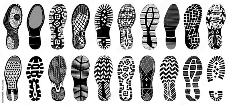 Отпечаток протектора обуви