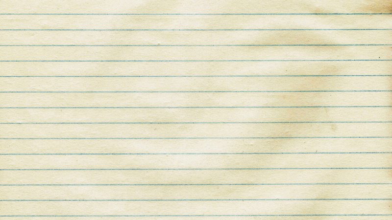 Лист бумаги в линейку
