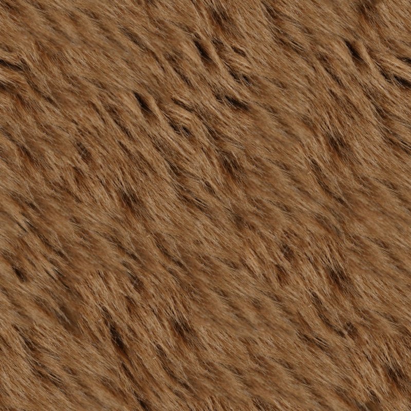 Коричневая шерсть