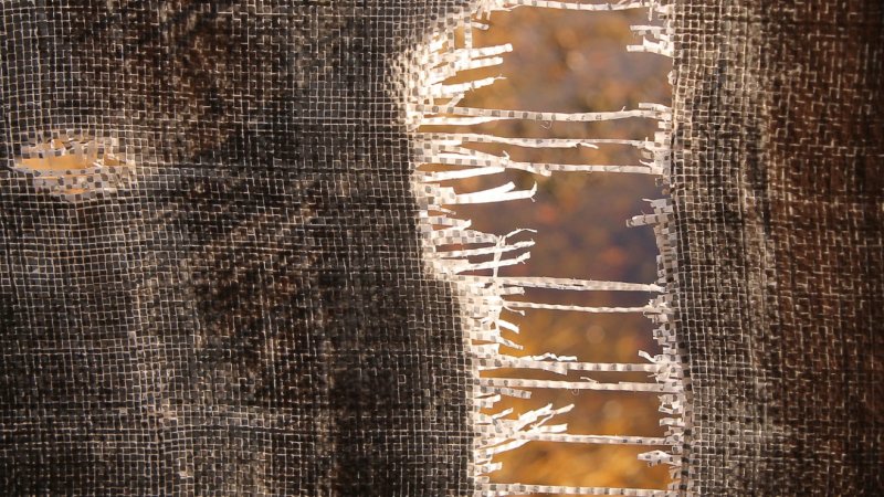 Рваная мешковина