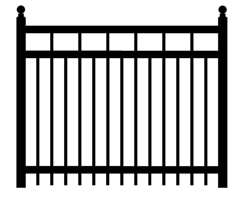 Решетка ограждения металлическая: ОС-т15-00 высотой более 1,6 м