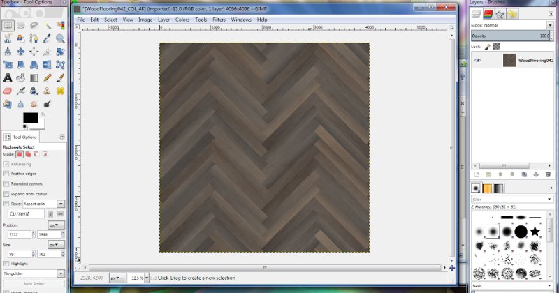 Цвет карта gimp