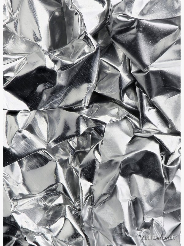 Серебряная фольга текстура