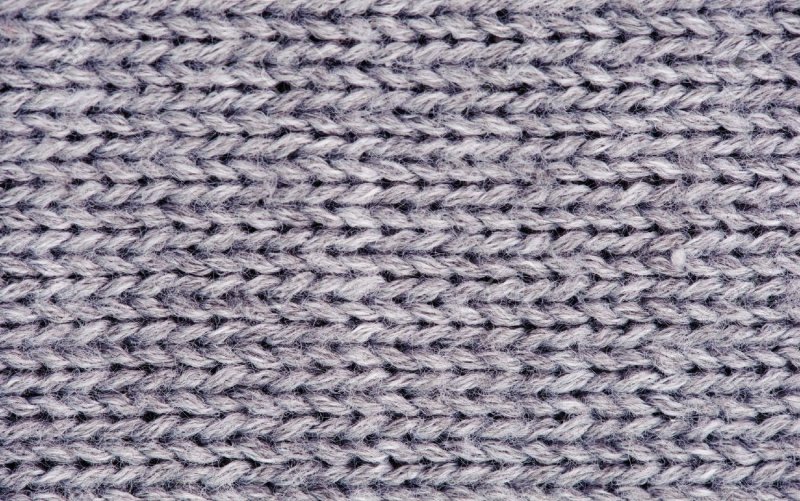 Шерстяная вязаная ткань