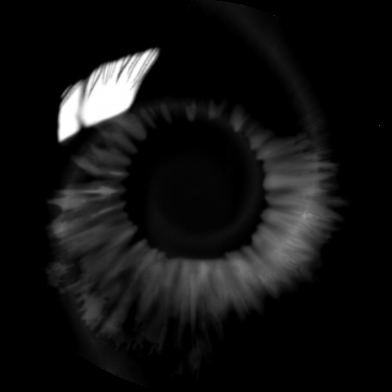 Глаза на прозрачном фоне