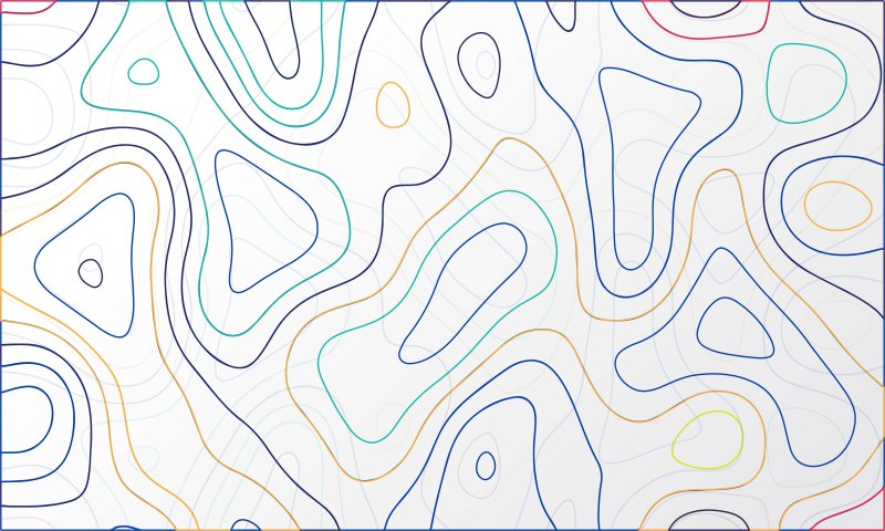 Паттерн из волнистых линий