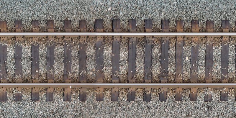 Рельсы со шпалами масштаб 1:87