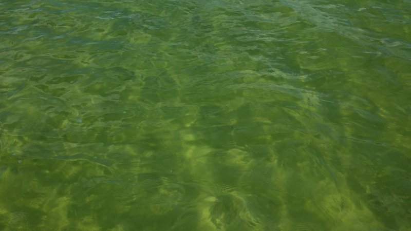 Вода сверху