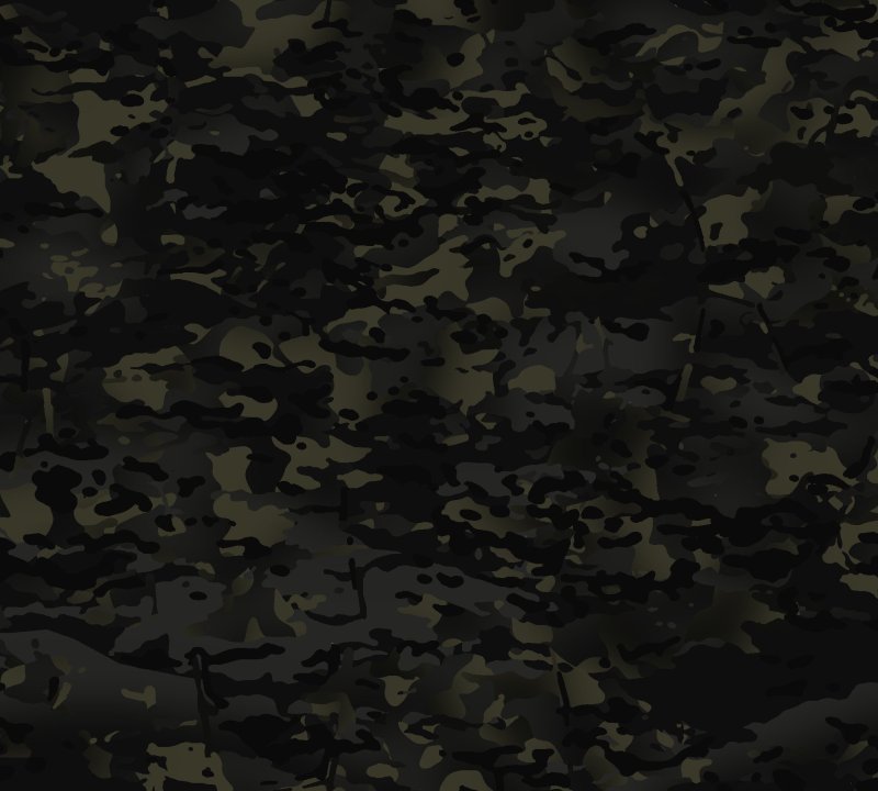 Ткань Black Camo Urban