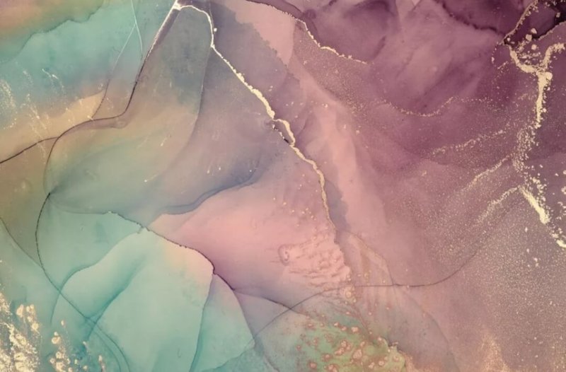 Розовые разводы