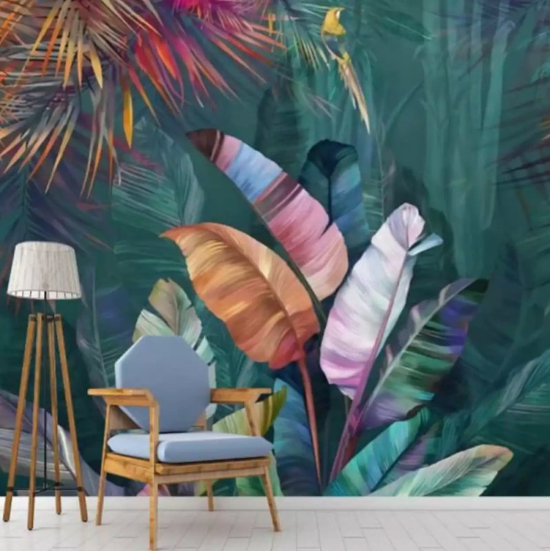 Аффреско пальмовые листья