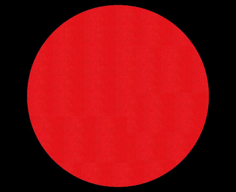 Красный круг без фона