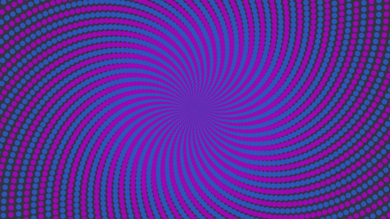 Оптическая иллюзия воронка