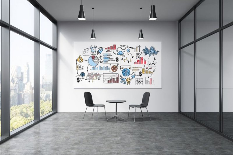 Маркерная доска в офисе