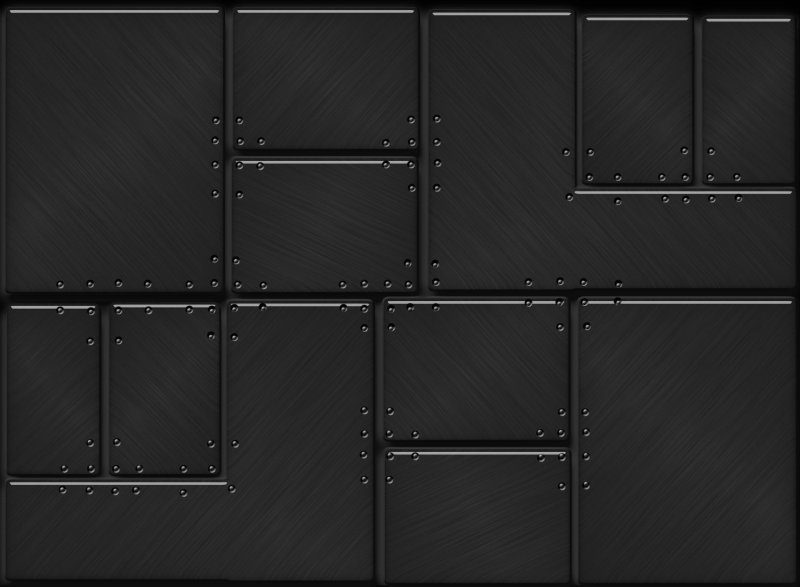 Металлическая панель черный