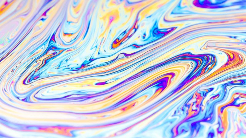 Цветные разводы