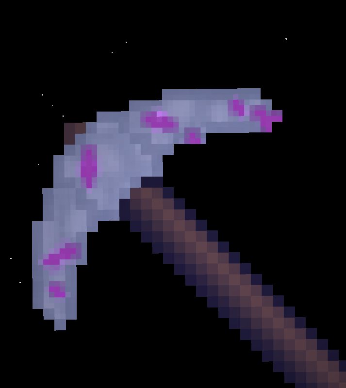 Незеритовая кирка в майнкрафт