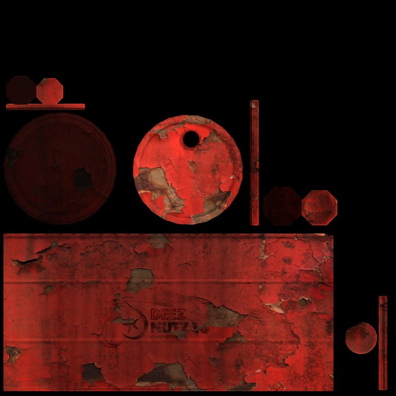 Текстура бочки металлической