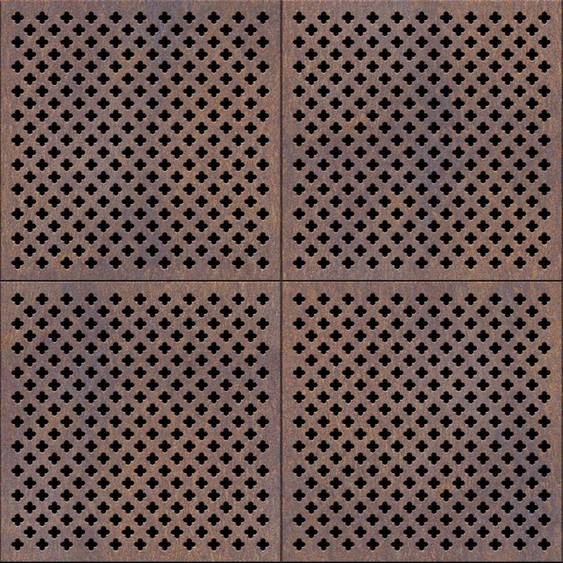 Перфорированный лист металлический