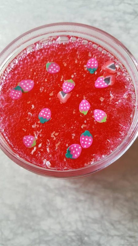 Клубничный СЛАЙМ