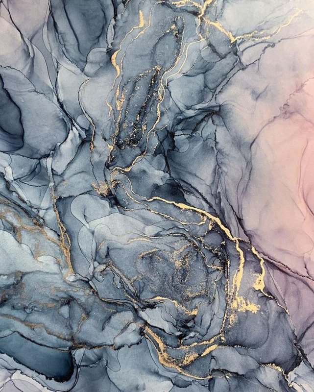 Картина с разводами