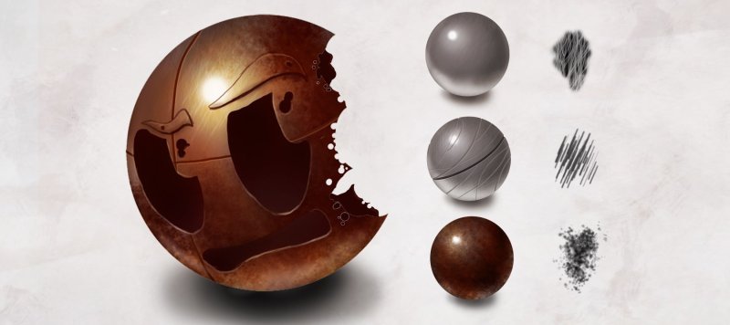 Металлический шар референс