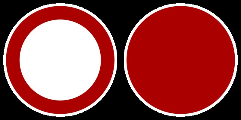 Красный кружок