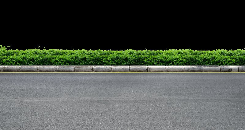 Асфальт дорога сбоку