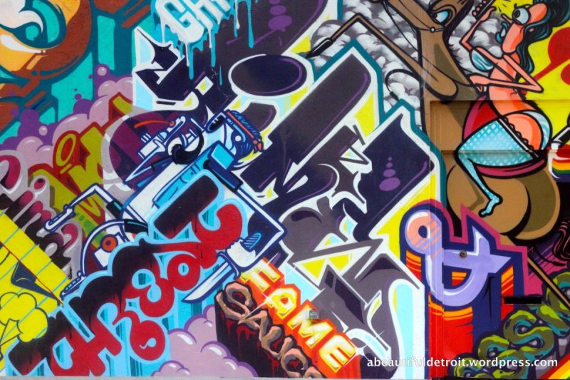 Плакат граффити