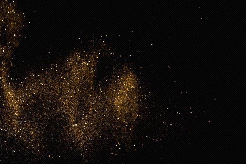 Блестки на черном фоне