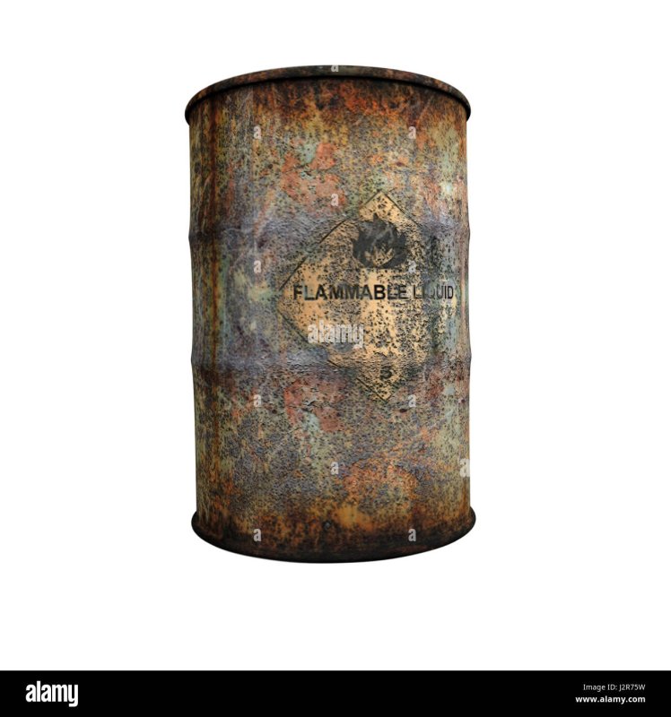 Бочка металлическая Старая