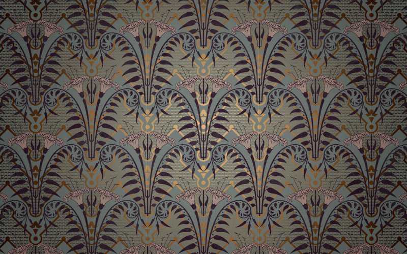 Орнамент ар деко Моррис