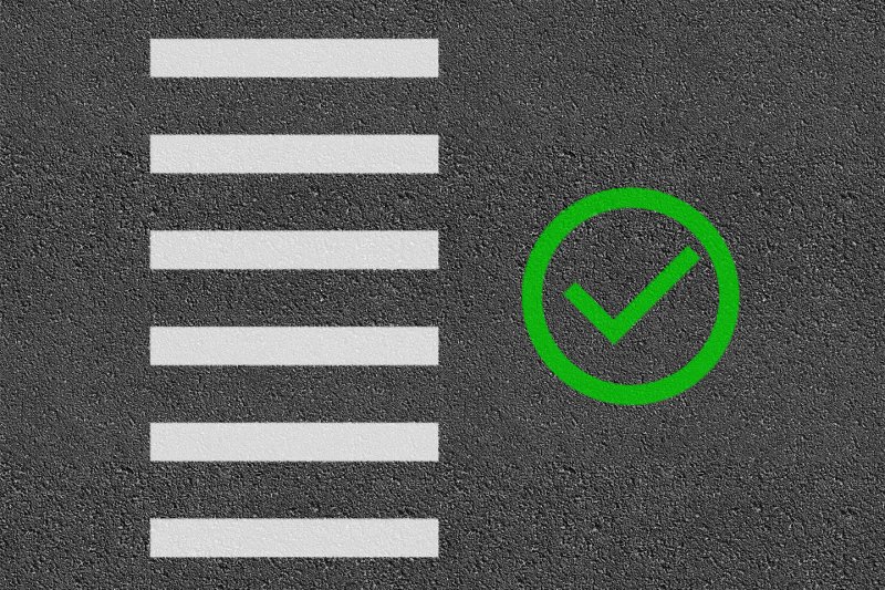 Зебра пешеходный переход вид сверху