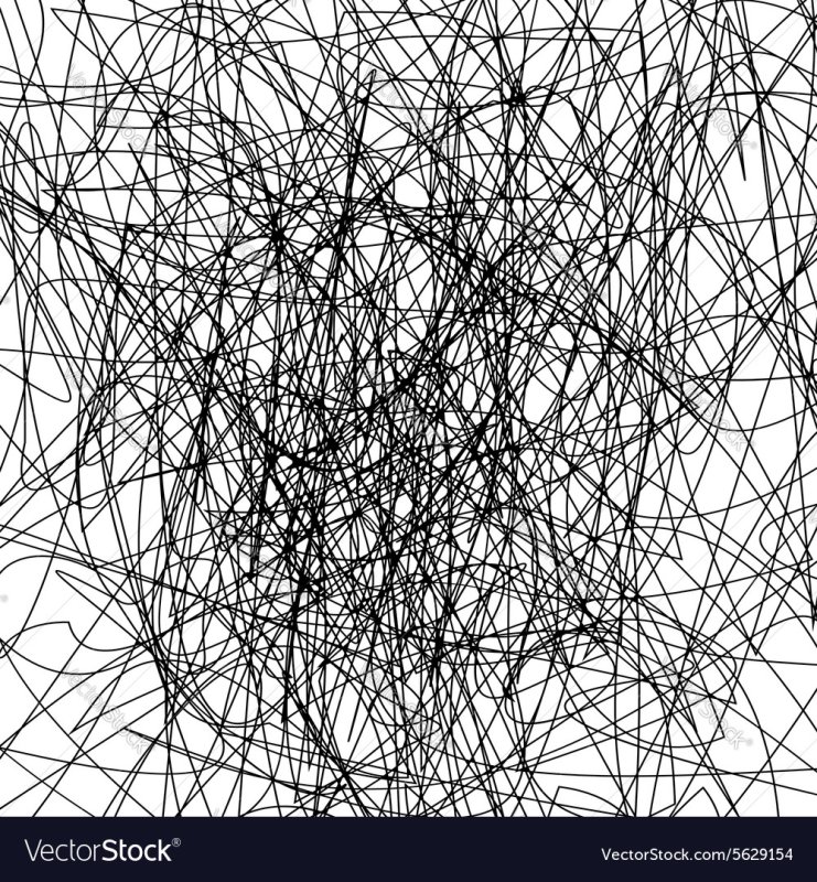 Черно белые каракули