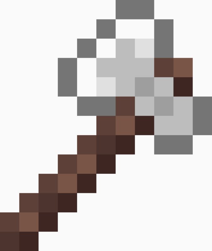 Железный топор майнкрафт