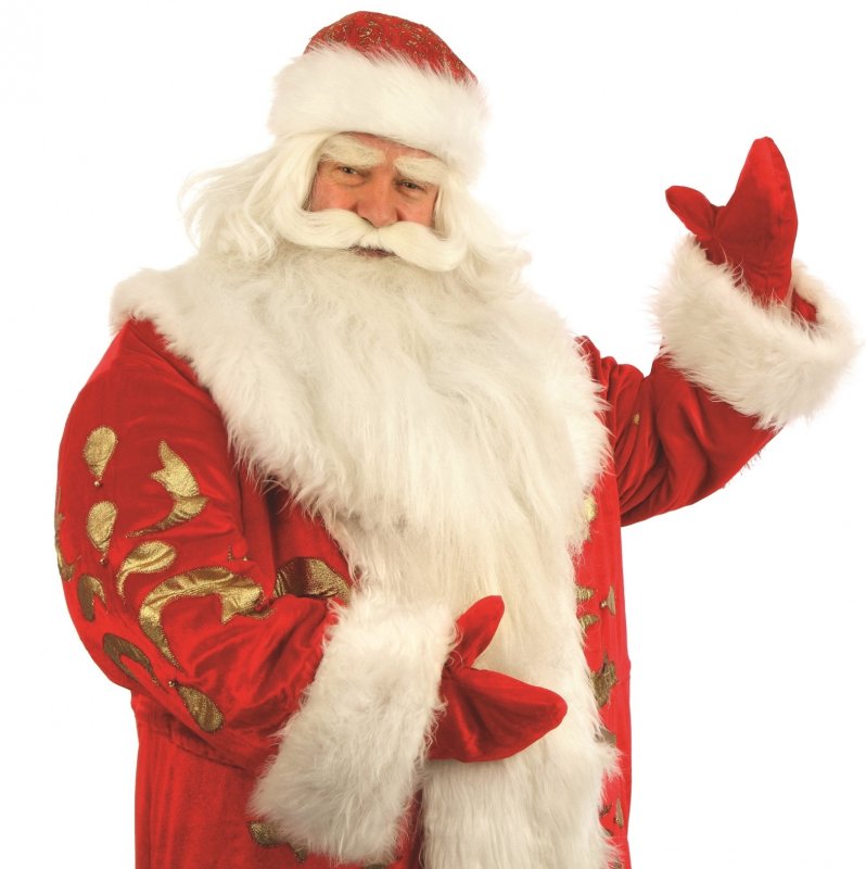 Дед Мороз на белом фоне