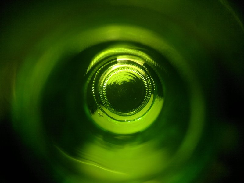 Текстура стеклянной бутылки