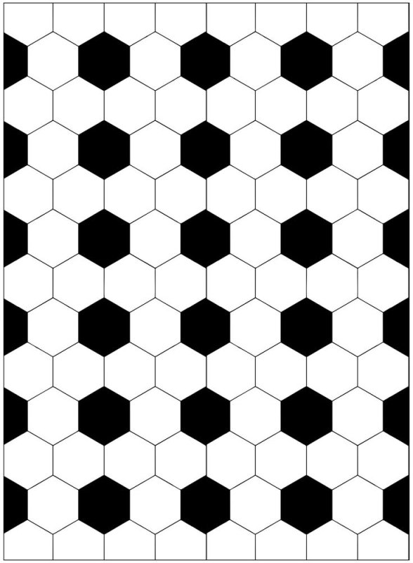 Текстура футбольного мяча