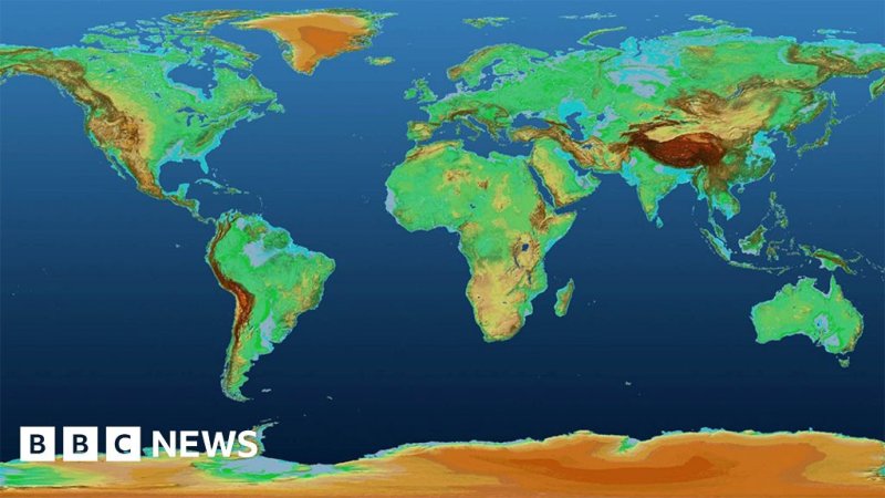 Карта планеты земля